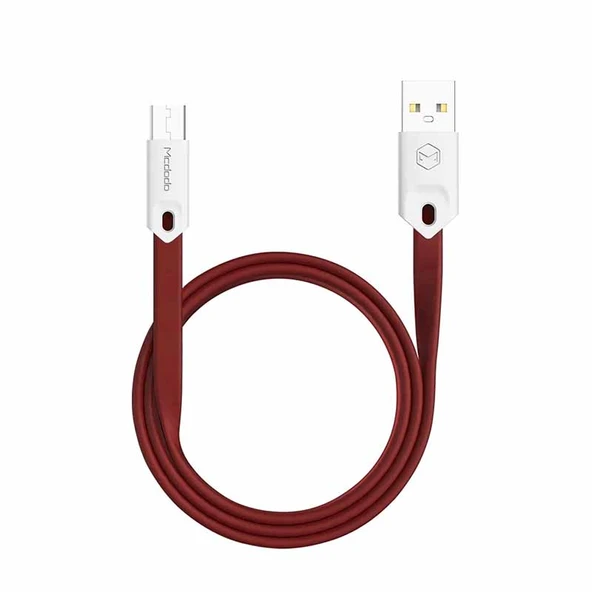 Mcdodo Ca0431 Micro/Android Dataşarj Kablosu 1M  Kırmızı ürün görseli
