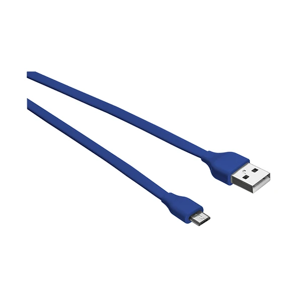 Trust 20136 Urban Flat Micro Usb 1M Kablo,Mavi