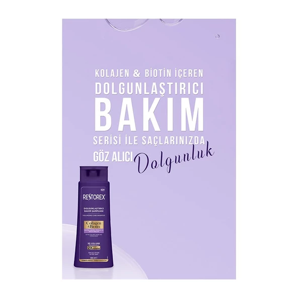 Restorex Şampuan Keratin Argan 500 Ml,Mor