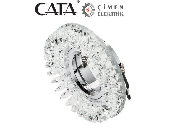 5 ADET CATA CT 6569 Kristal Cam Spot Kasası