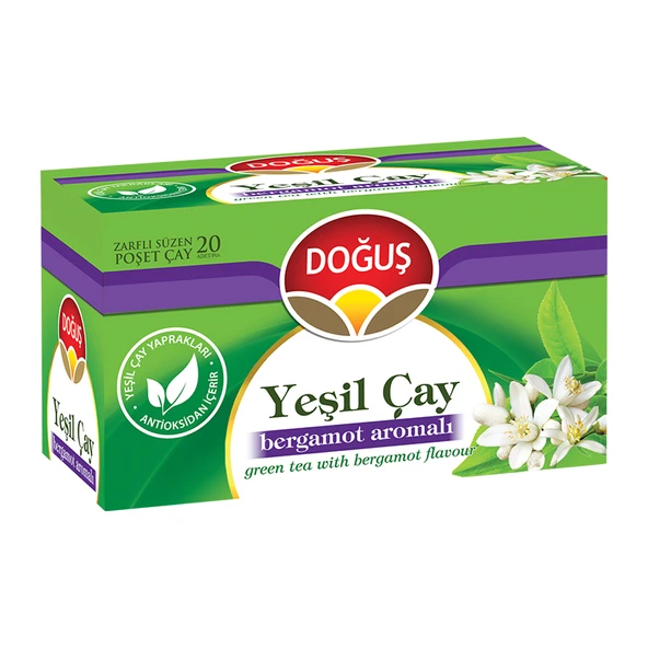 Doğuş Bergamot Yeşil Çay Süzen Poşet 20X1.75 Gr