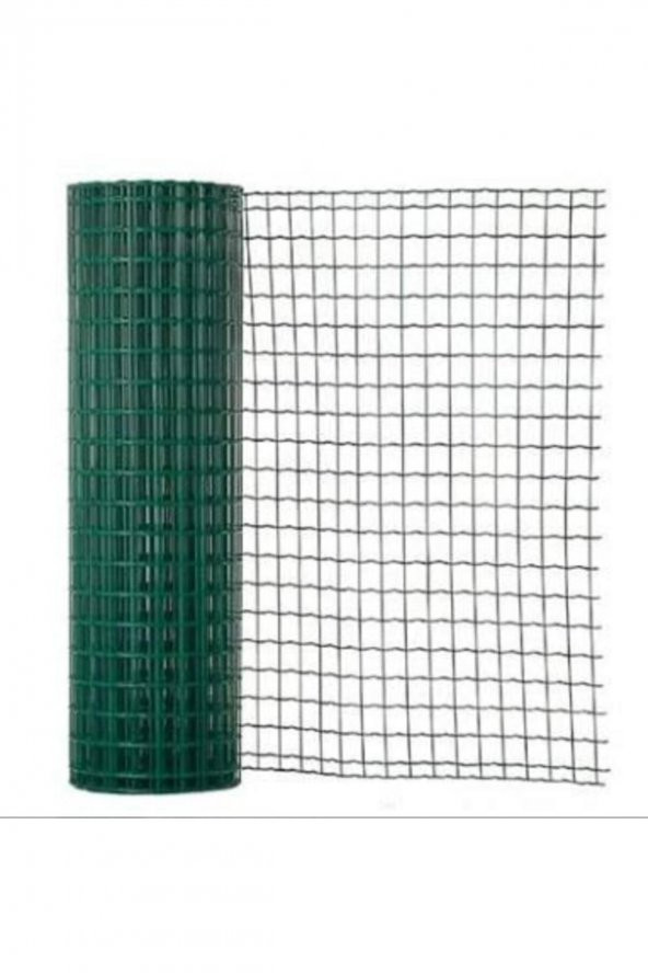 Pvc Kaplı Puntalı tel 12x12Göz Aralığı 120Cm eninde 10M uzunluk 09mm kalınlık KÜMES TELİ- KAFES TELi