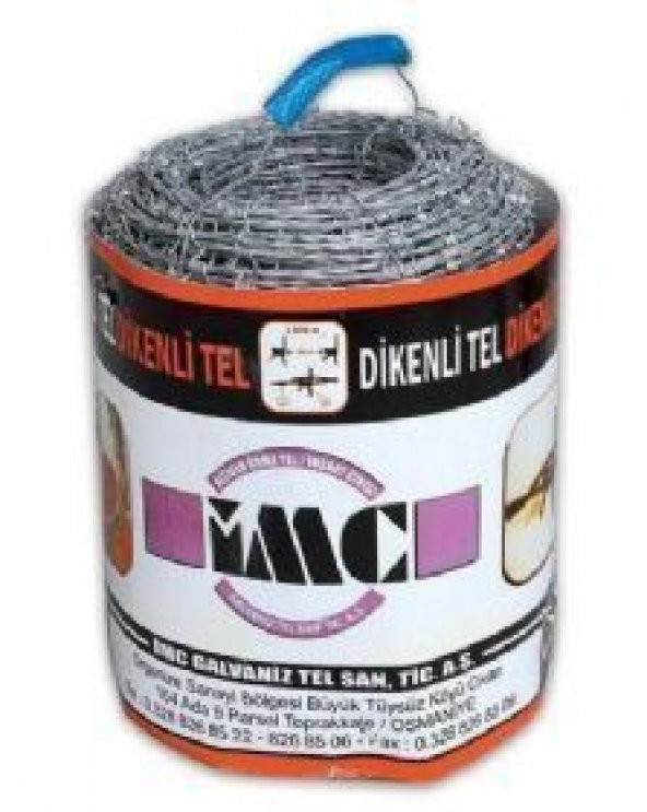 İMC DİKENLİ TEL /DİKENLİ TEL (250 Metrelik) 1.30mmx1.30mm KALINLIK- ÇİT TELİ-TARLA DİKENLİ ÇİTTEL