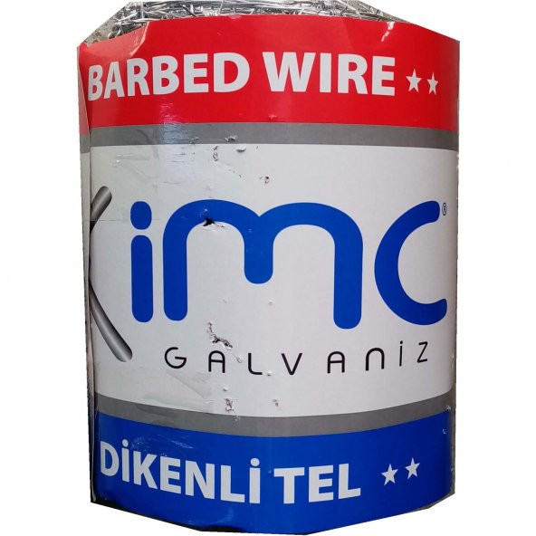 İmc Dikenli Galvanız Tel 250 Metre Uzunluk 130 MmX130mm