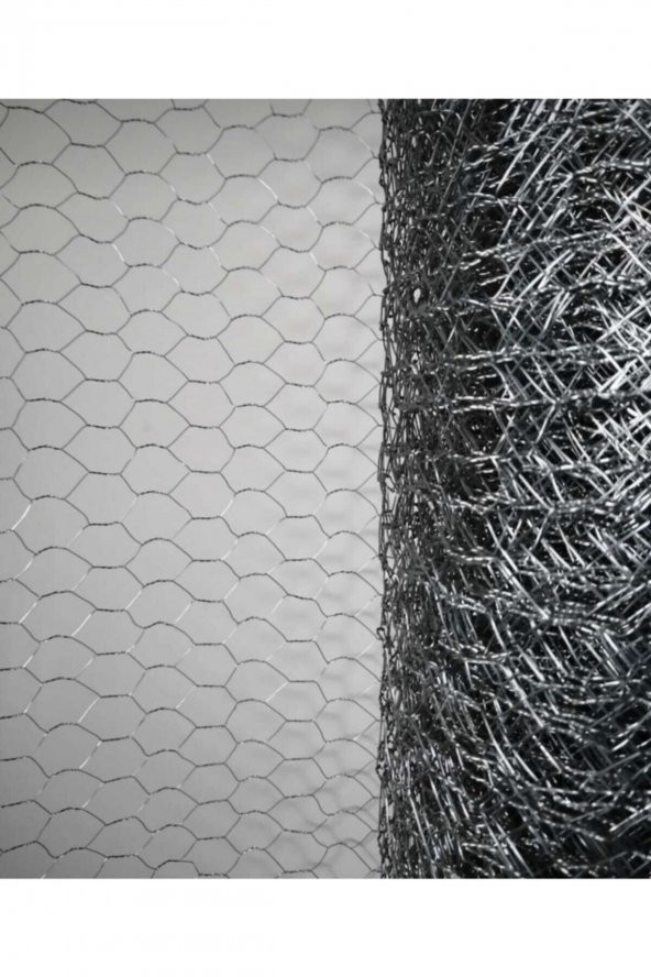 Fermo Tel Kümes Teli 100cm Eninde 10m Uzunluğunda-tavuk Teli Çit Teli-kümes Teli-kafes Teli - 2