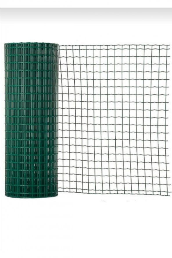 Pvc Kaplı Puntalı Kafes Teli 25x25 Göz Aralığında 150 cm en 25m uzunlUK-Kafes teli-Kümes teli-kuş teli-Çit - 2