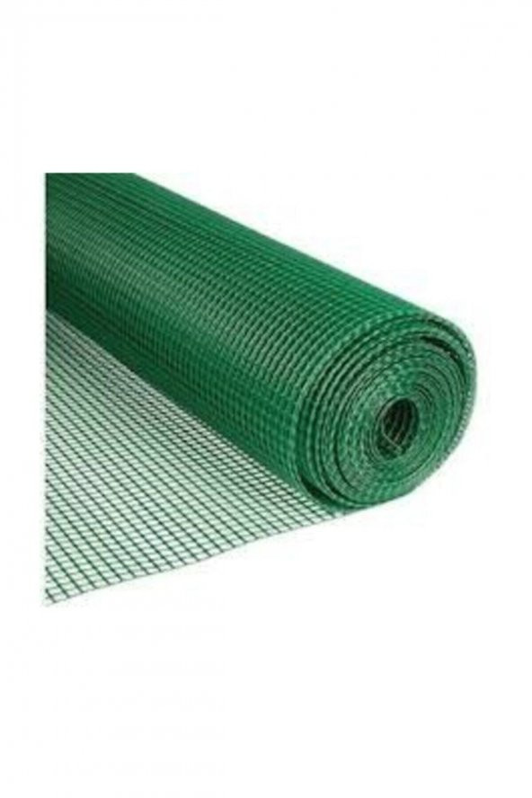 KUZEY- Pvc Kaplı Puntalı Yeşil Tel 12X12 Gözaralıklı 150cm Eninde-kafes Teli-kümes Teli-150x25metre