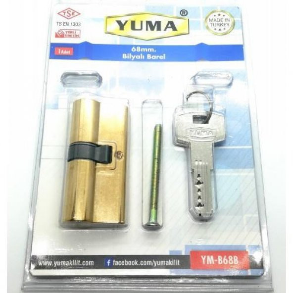 YUMA 68mm BİLYALI BAREL SATEN-SARI