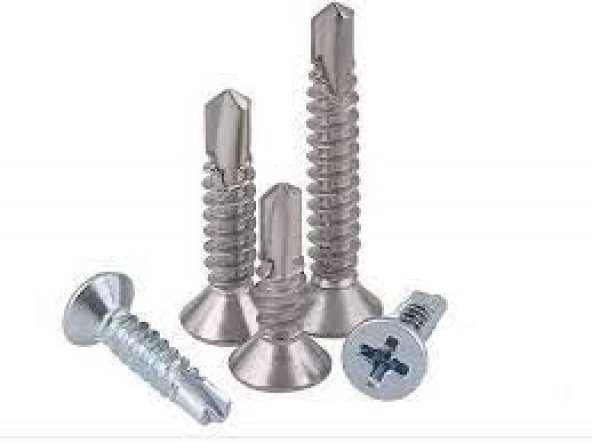 AKDENİZ 3,9X19 YHB MATKAP UÇLU VİDA-1.9 CM AKILLI VİDA 250 ADET - Resim 2