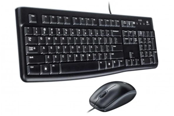 Logitech 920-002560 MK120 Q Usb Standart Kablolu Klavye Mouse Set ürün görseli