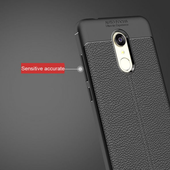 Xiaomi Redmi 5 PLUS Kılıf Deri Antişok Silikon Kapak Kılıf - 8