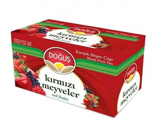 Doğuş Kırmızı Meyveler Çay 20X2 Gr