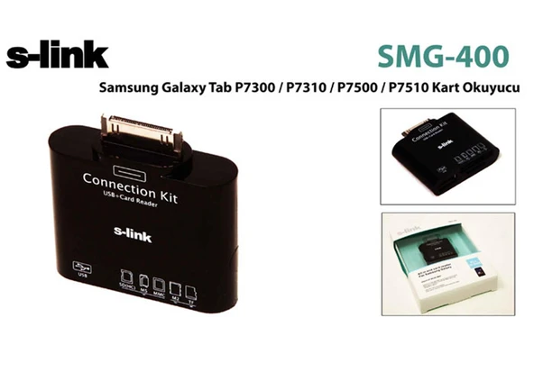 S-link SMG-400 Samsung Galaxy Tablet Kart Okuyucu ürün görseli