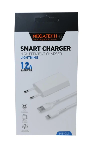 Megatech MT-Cl1 1.2ın Usb Ev Şarj Kafa+Iphone Kablo ürün görseli