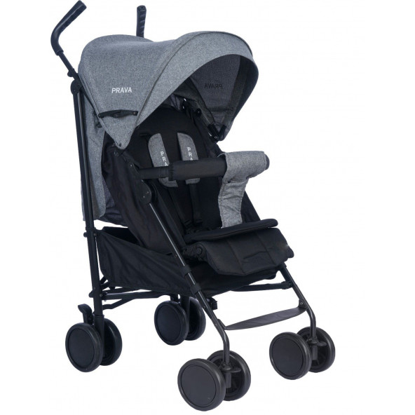 Prava P04 Hero Baston Bebek Arabası Gri