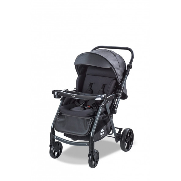 Baby Care BC500 Combo Maxi Pro Çift Yönlü Bebek Arabası Siyah