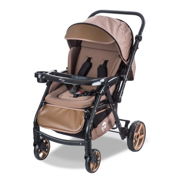Baby Care Bc500 Combo Maxi Pro Çift Yönlü Bebek Arabası Kahverengi