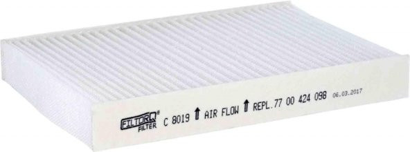 Renault Symbol 2008-2018  Polen Filtresi Oem: 7700424098 ürün görseli