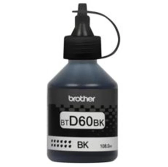 Brother BTD60BK Black Siyah 6.000 Sayfa Şişe Mürekkep DCP-T310-T510 MFC-T810-T910 ürün görseli