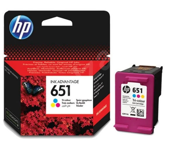HP 651 Color Renkli Kartuş C2P11AE ürün görseli
