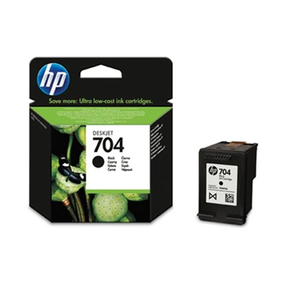 HP 704 Black Siyah Kartuş CN692AE ürün görseli
