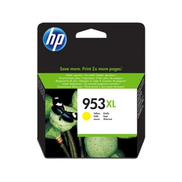 HP 953XL Yellow Sarı Yüksek Kapasite Kartuş F6U18AE ürün görseli