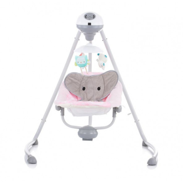 Bonibos Rotary Dönerli Elektrikli Salıncak Ana Kucağı Pink - 5