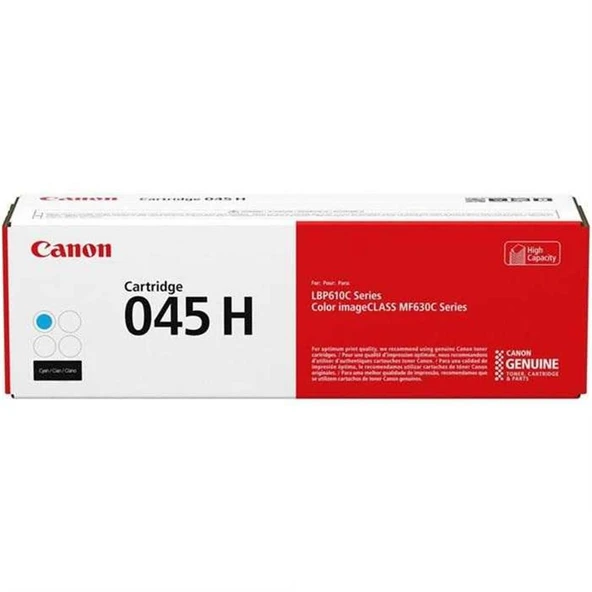 Canon CRG-045 C Cyan Mavi 1.1300 Sayfa Toner MF635-631 LBP613 ürün görseli