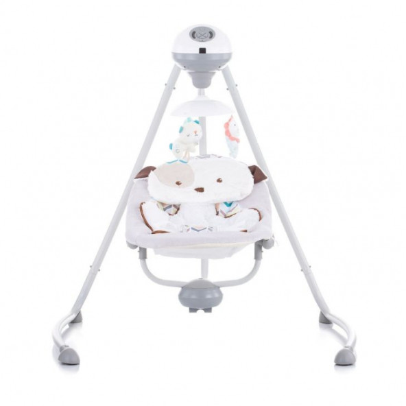 Bonibos Rotary Dönerli Elektrikli Salıncak Ana Kucağı Gri - 2