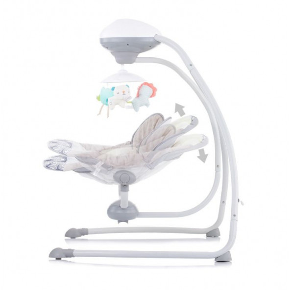 Bonibos Rotary Dönerli Elektrikli Salıncak Ana Kucağı Gri - 3