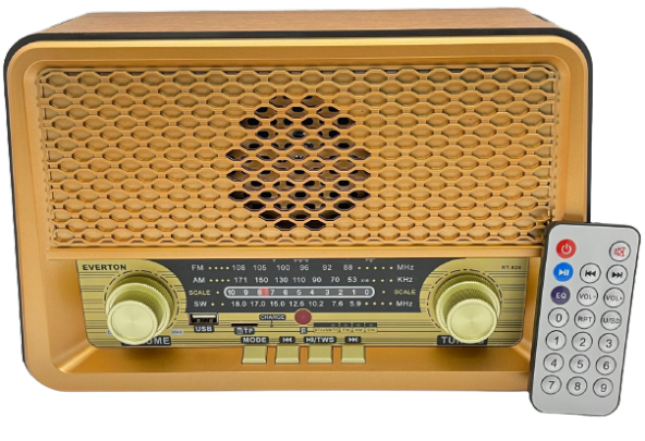 Everton Rt826 Bluetoothusbsdfm Kumandalı Nostaljik Radyo