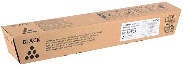 Ricoh MP C2503 Black Siyah Orjinal Fotokopi Toneri MP C2003-2004-2011-2504 15.000 Sayfa ürün görseli