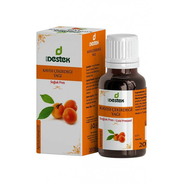 DESTEK KAYISI ÇEKİRDEĞİ YAĞI 20 ML