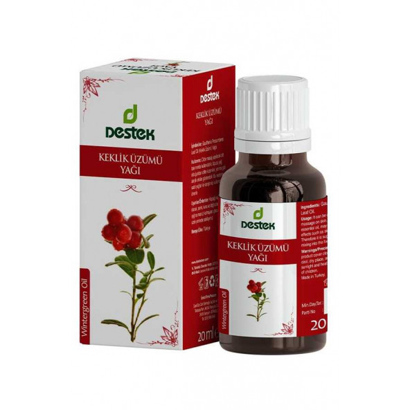 DESTEK KEKLİK ÜZÜMÜ YAĞI 20 ML