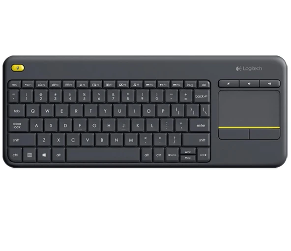 Logitech 920-007149 Wireless Touch K400 Plus Siyah TV Kablosuz Klavye - 1