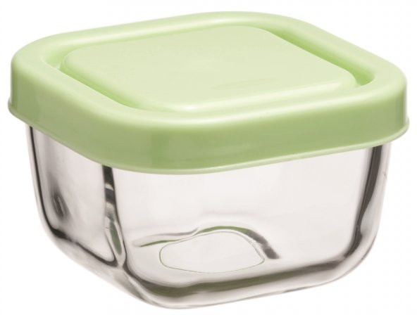 Paşabahçe 53223/1 Saklama Kabı Snow Box Yeşil Kapak - 2
