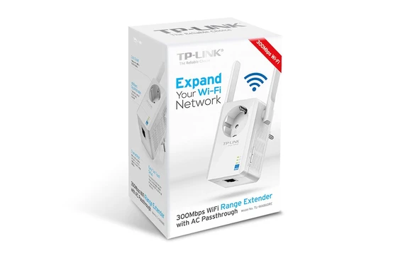 Tp-Link TL-WA860RE 300 Mbps 1 Portlu Wifi Range Extender-Menzil Genişletici - 1