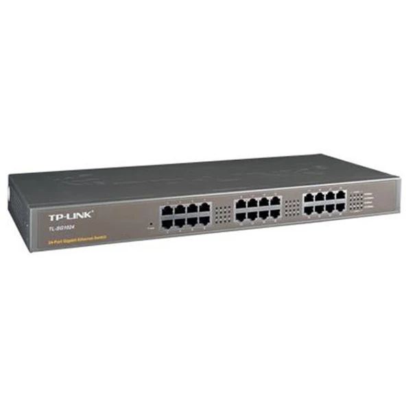 Tp-Link TL-SG1024D 24 Port 10-100-1000 Mbps Switch Çelik Kasa Rack Mount - 1