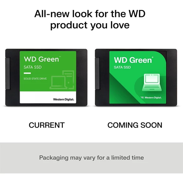 Wd 480GB Green WDS480G3G0A 545/465 3D Nand 25" Sata SSD Harddisk - 2