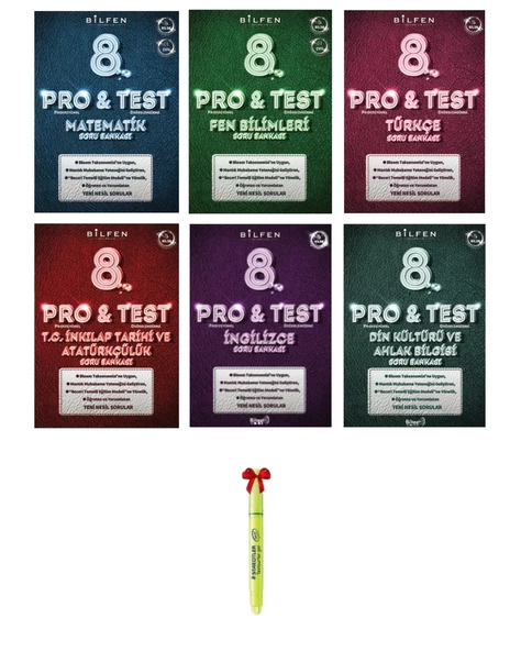 LGS 8.Sınıf PROTEST Soru Bankası FULL Set ( 6 Kitap )