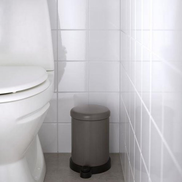 Pedallı Çöp Kutusu IKEA Gri Meridyendukkan  4 Lt Çöp Kutusu IKEA - 2