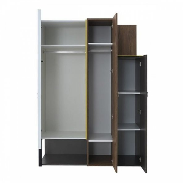 Yeni Konsept Slım 4 Kapaklı Dolap - 4