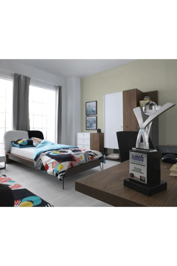 Yeni Konsept Slım Başlıklı Karyola 120X200 Cm - Resim 3