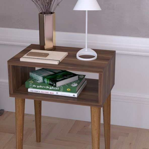 ÜNÜVAR KONSEPT Ceviz Ayak Komodin - Resim 2