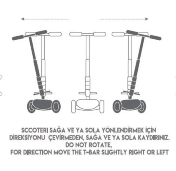 Cool Wheels +3 Yaş Scooter Işıklı Turuncu - 4