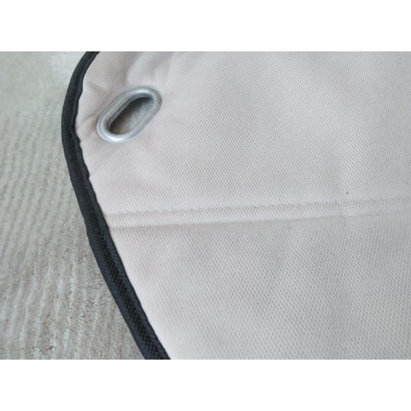 KOLTUK MİNDERİ TAY TÜYÜ 2Lİ TAKIM (BEJ, KREM) MİNDER, KOLTUK KILIFI - 2