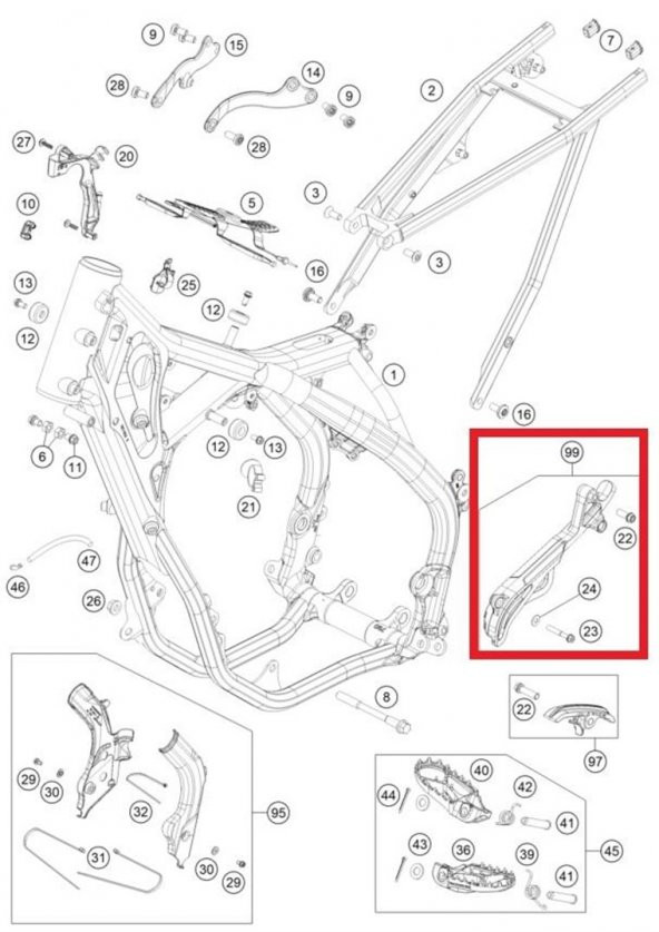 SPROCKET COVER KIT GASGAS ORJ YP R3