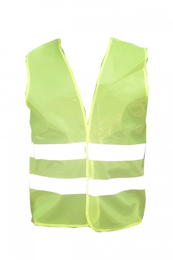 BİSİKLET YELEK REFLEKTÖRLÜ POLYESTER YEŞİL - 2