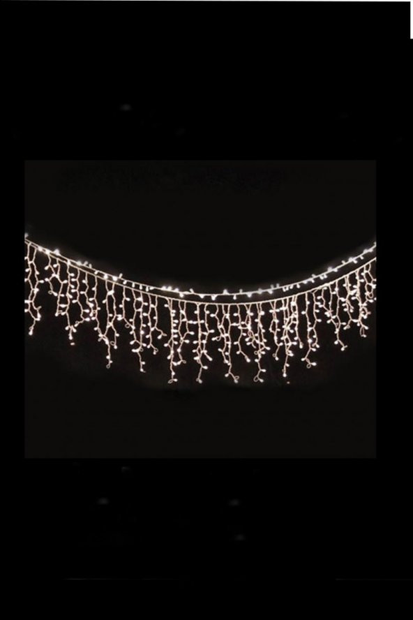 CATA CT 8503 Saçak Led Dış Mekan Perde Süsleme Beyaz Işık 1 Mt - Resim 3