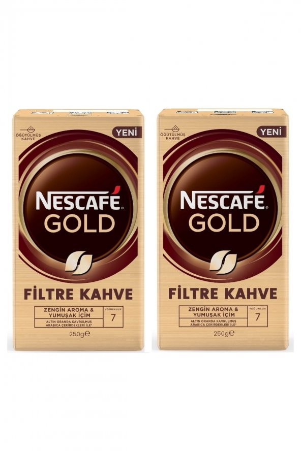 Nescafe Gold Filtre Kahve 250 Gr 2li